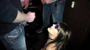 Swallowing 20 loads at the local swingers club