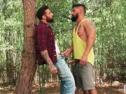MEN - Justin Jett Finds Scott Carter Jerking Off And Promptly Joins In For An Ass Fuck In The Park