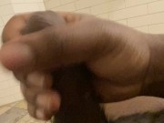 Bathroom Cumshot BBC 7 Inches