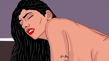 Slim thick big tits and bubble butt arab babe Mia gets fucked hard by a bbc