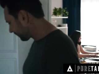 PURE TABOO Controlling Chap Makes Sure Unemployed Roommate Jennifer White Keeps Depending On Him