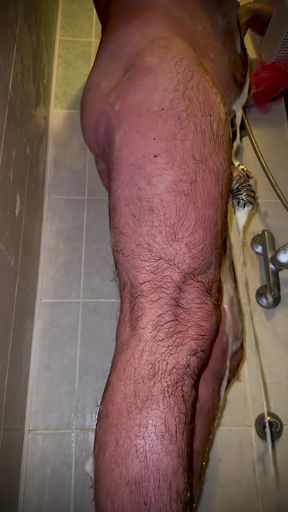 I'm Taking a Shower with a Chastity Belt on My Penis!