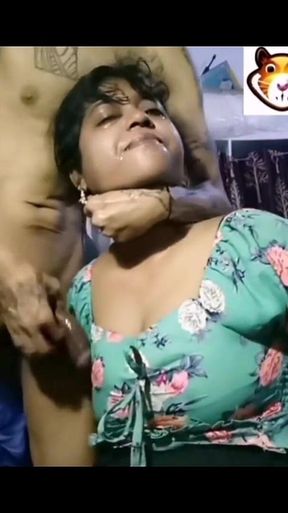 My Stepsister Hard Face Fuck and Deepthrot in India