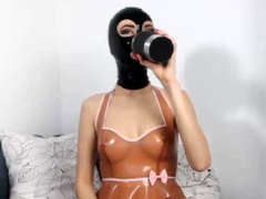 Amateur blondie solo anal masturbation