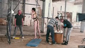 Submissive twinks picked up and roughed up bareback