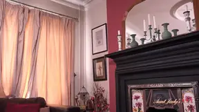 Redhead MILF Lily strips and sucks realestate agent before fucking him
