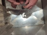 sounding tube completely in my cock and into my bladder