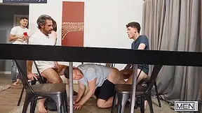 Daniel & Troye Take Turns Using Bottom Cadens Mouth And Tight Butthole As Their Fuck Toy