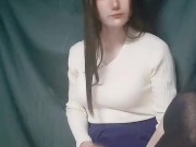 男の娘オナニ－Japanese crossdresser teasing