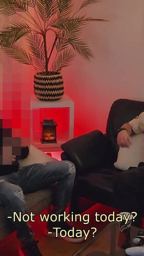 Straight Divorced Uber Driver Comes Back for Help and a Discreet Couch Visit