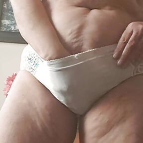 stepson likes to see me in panties and touching my pussy on camera to masturbate