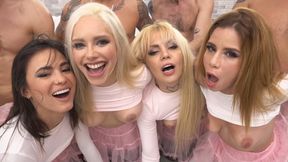 Gigantic IR Group Orgy with Vivian, Lola, Ashley, and Lucy