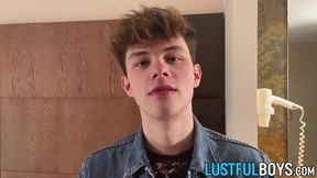 Skinny Jack Davis got wild sucking and rough fucked in a hotel room