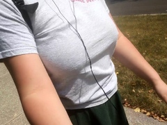 DaneJones HD Natural big boob girl masturbates