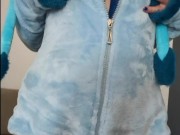 Frosty Temptation: Glaceon Cosplay Tease to Icy Lingerie Meltdown