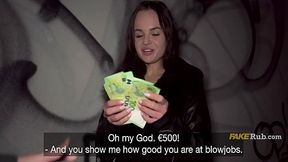 She Was Walking Around With Jizz On Her Face So I Offered Her Money To...