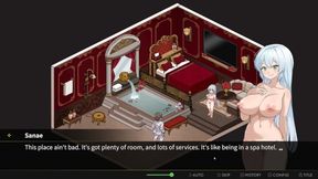Hentai Game - Naughty Big-boobs Married Woman Sex - Immoral Bathhouse