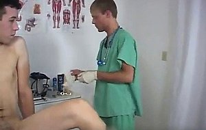Twink video the doctor put on a pair of gloves and
