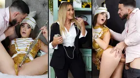 Step Daughter Josie Tucker Gets Her Big Juicy Tits Covered With Step Daddydy's Jizz - Sexy
