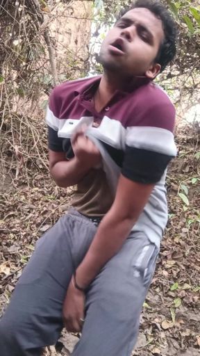 Music fucking by indian boy at forest alone with hotty butt