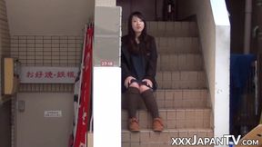 Japanese ladies flashing panties all around town