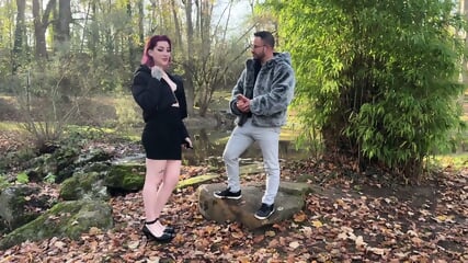 French MILF Ruby Rossini shows off big tits and eats pussy