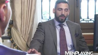 Muscular Darius Ferdynand is savagely anal drilled by Enzo Rimenez