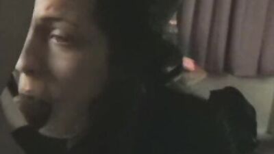 Amateur brunette with sexy curves fucked hardcore in an interracial gangbang