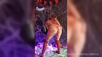 Gravei minha cunhada em sua apresenta&ccedil_&atilde_o de hallowen