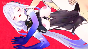 Skirk teaches her Student how to make her Squirt in Sex - Genshin Impact Hentai