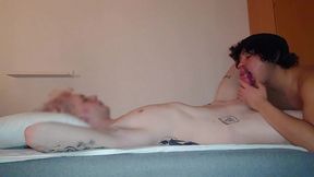 beautiful twink from finland gives me his cum before my boyfriend gets home