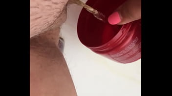 Pissing in my bath tub and playing