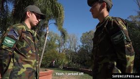 Private Rene Sava relieved Cadet Bautista Nores naughty itch