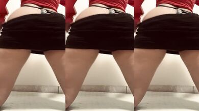 flashing ass and pussy on tight thongs