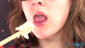 Slurping A Mouthful