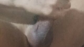 Jerk off with vibrator and piercings at the same time! urethra sounding fun for the younger generation