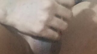 Jerk off with vibrator and piercings at the same time! urethra sounding fun for the younger generation