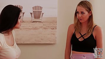 Brenna Sparks and her new girlfriend went to the bedroom to give some pleasure to each other