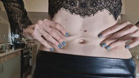 Big and beautiful belly button