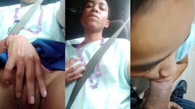 Andrea pays me for my degree with a blowjob.