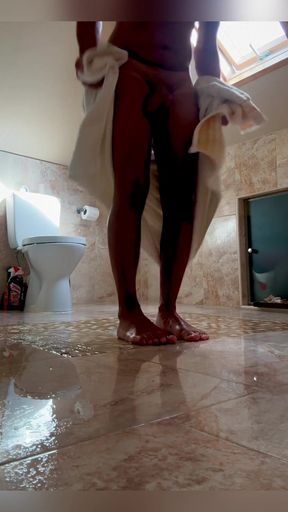 Shower and cum it's perfect when we do together   Clip 2