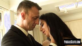 ”Honesty Calliaro is tormented with clothespins on her cunt while being banged r”