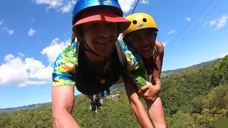 Zipline and sex with Thai girlfriend