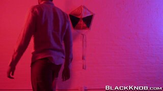 Dark lad fucks boy in the butt