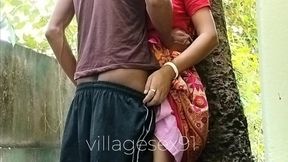 Village Living Lonly Bhabi Sex In Outdoor ( Official Video By villagesex91)
