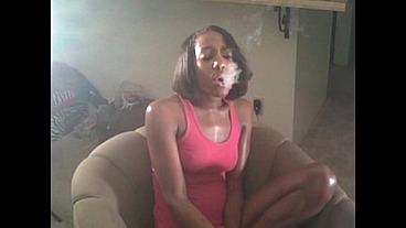 Kiki Petite Ebony Non-Nude SFW Smoking Clips