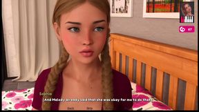 Melody #12 - Melody kised amy.