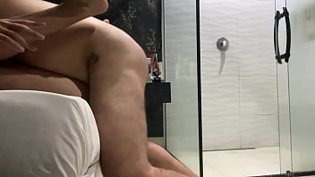 Slim Twink Sucks &amp_ Rides Hairy Chubby Bear&rsquo_s Fat Cock Raw