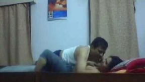 Ugly fat desi feels up girl's body having steamy foreplay