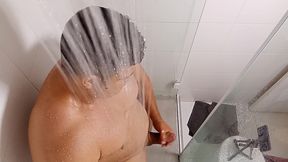 yuri gaucho - bear xxl cock showering horny and handjob with big cumload